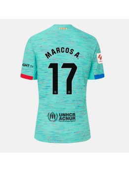 Billige Barcelona Marcos Alonso #17 Tredjedrakt Dame 2023-24 Kortermet